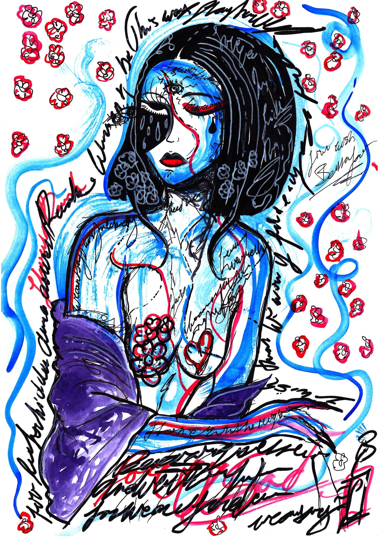 Blue | A4 Art Print