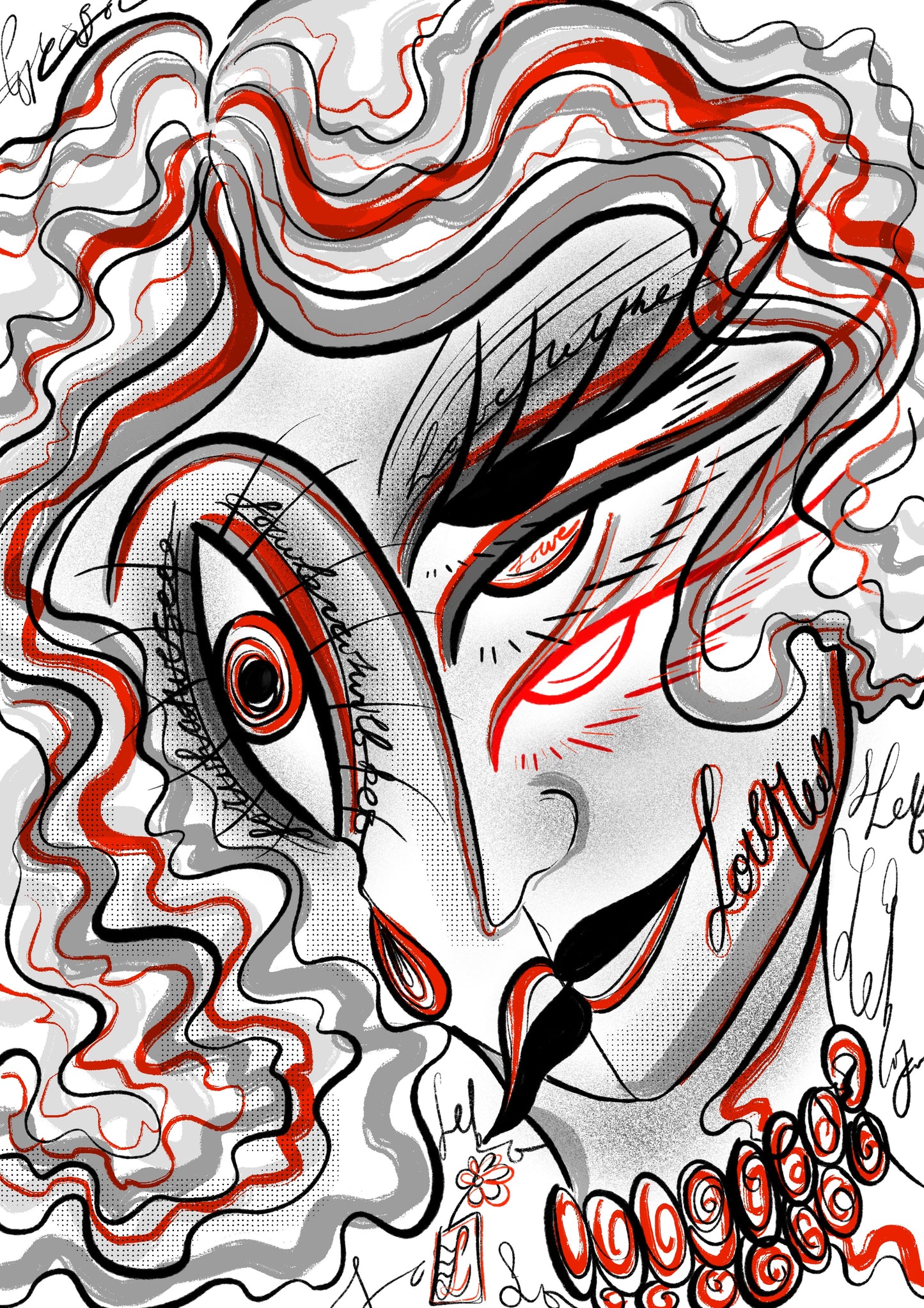 Rage I | A4 Art Print