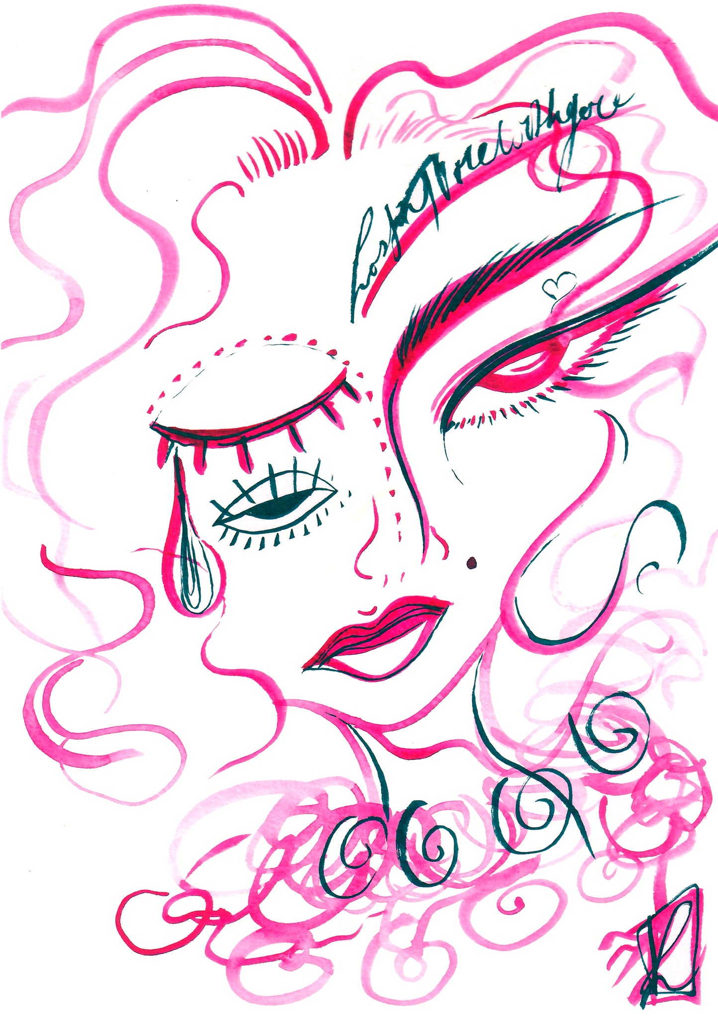 Lover Girl | A4 Art Print