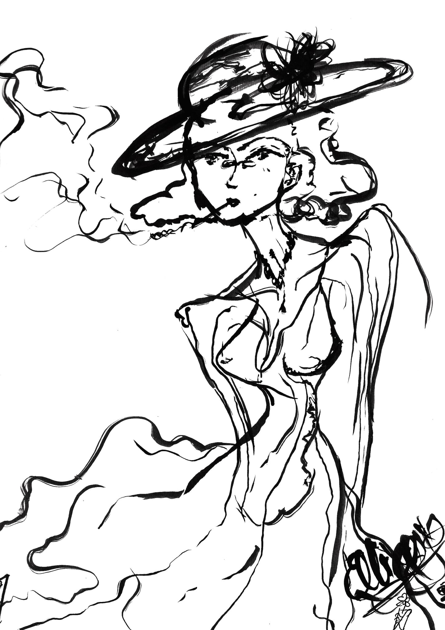 Madame II | A4 Art Print